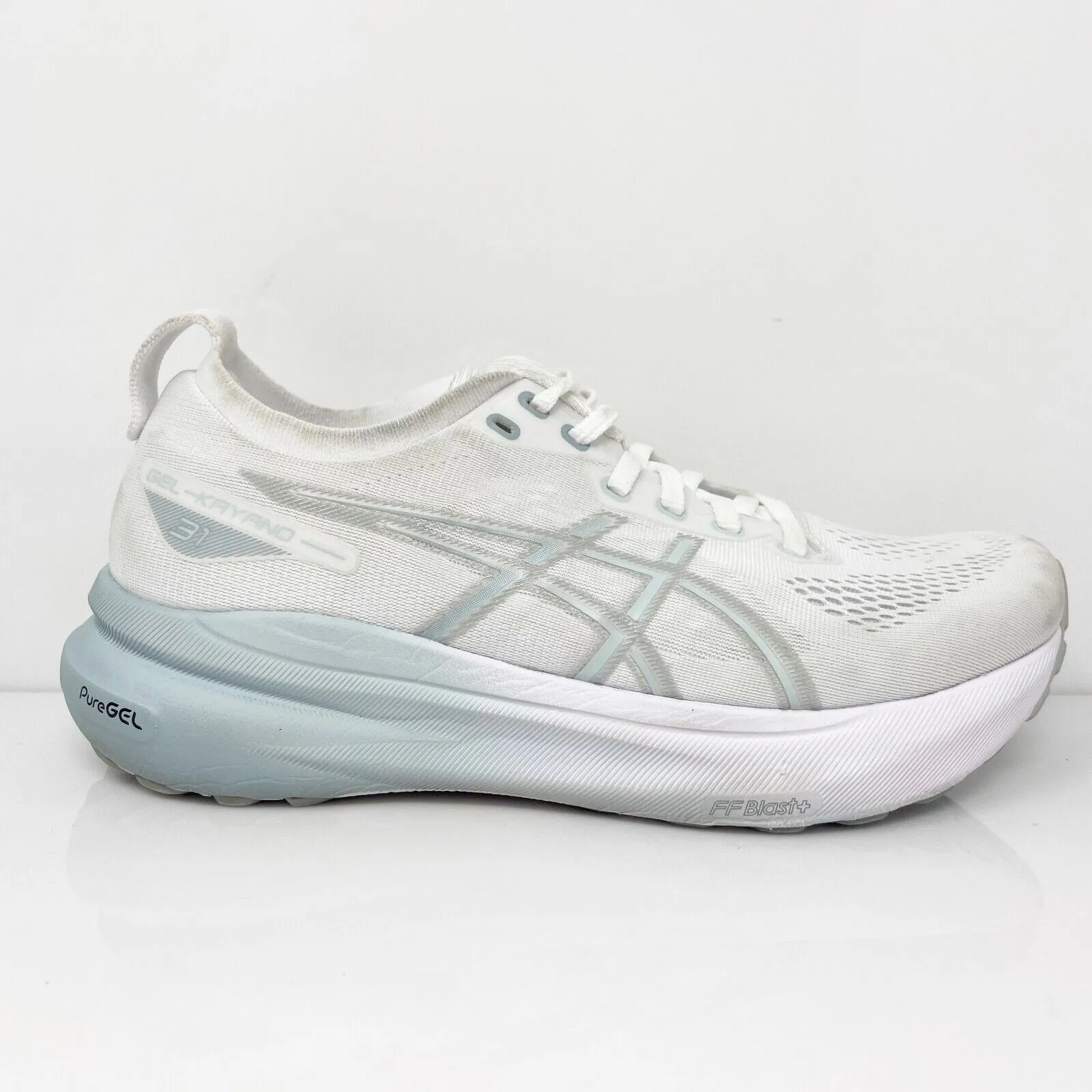 Asics Womens Gel Kayano 31 1012B794 White Running Shoes Sneakers Size 7.5