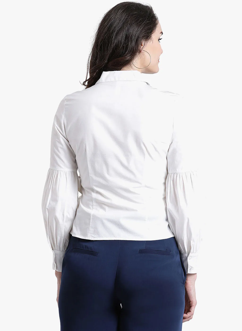 Placket Shirt with Full Sleeves