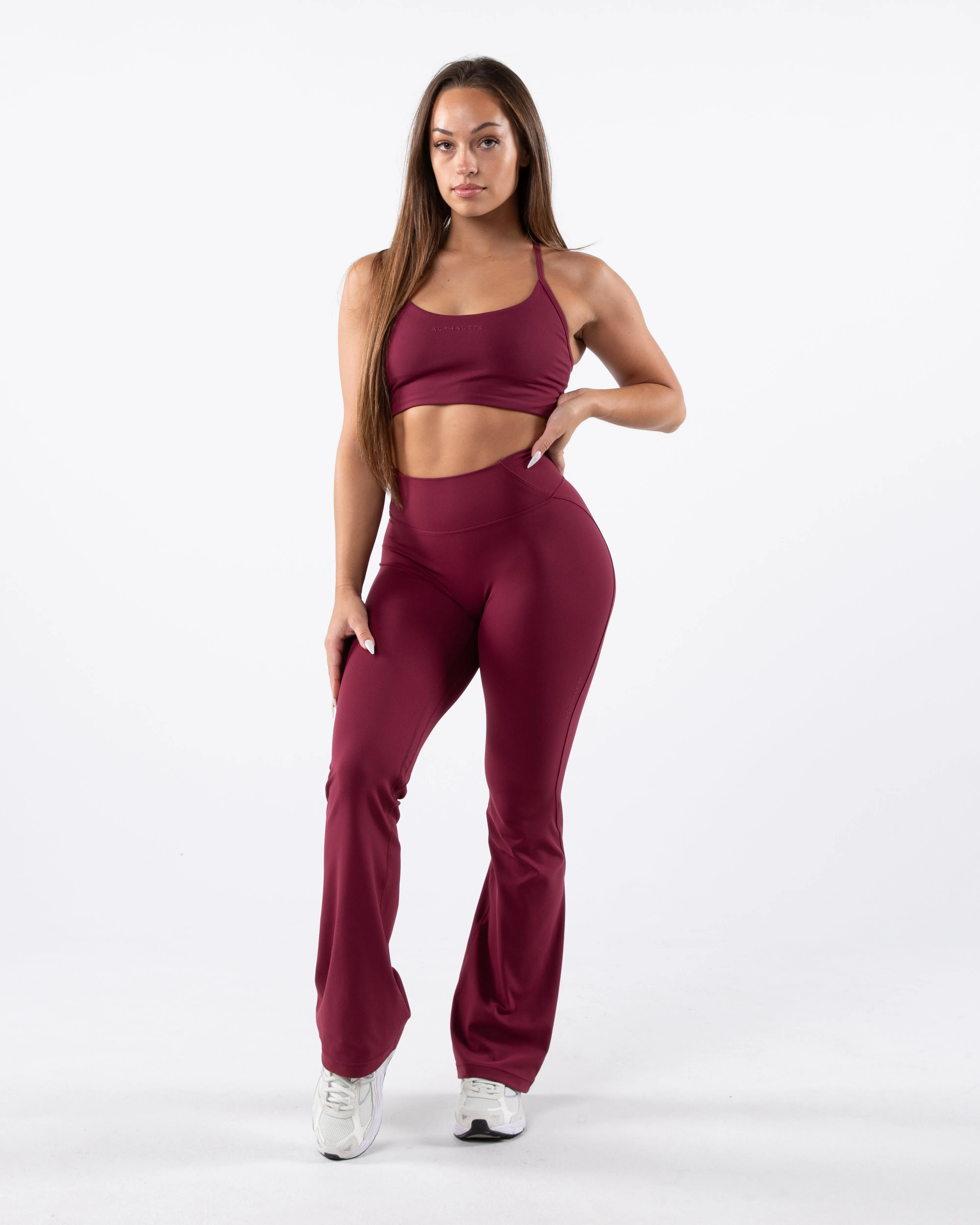 Aura Strappy Longline Bra - Cran