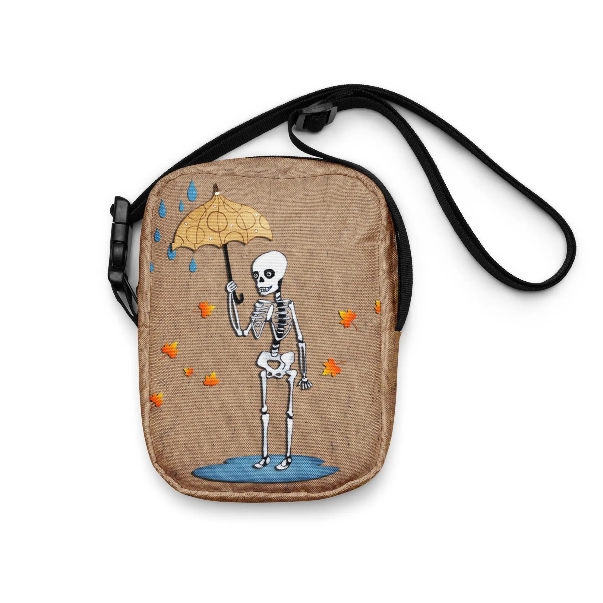 Autumn Skeleton Utility Crossbody Bag