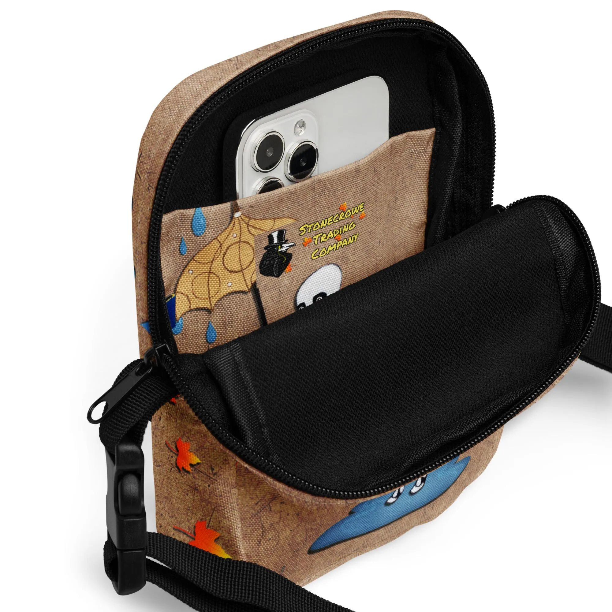 Autumn Skeleton Utility Crossbody Bag