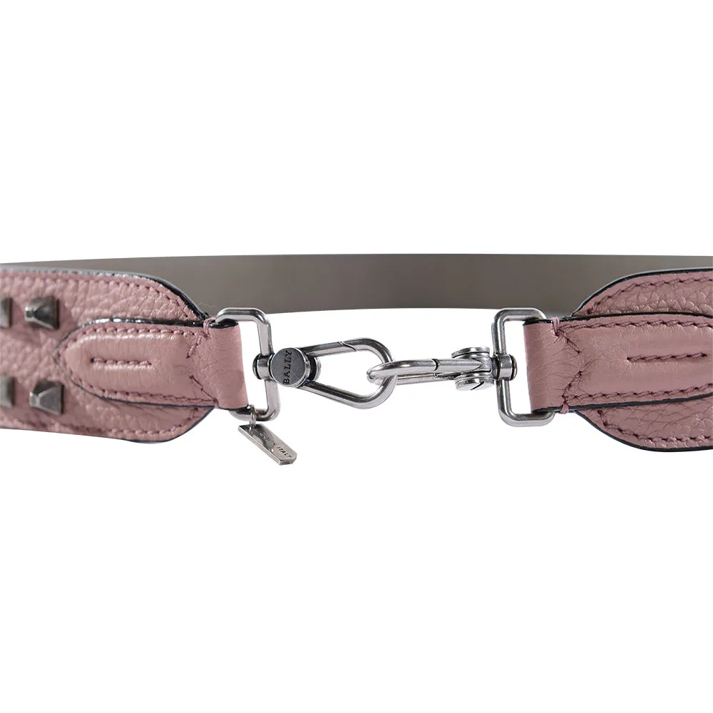 Bally Unisex Shoulder Strap in Dusty Rose Pink