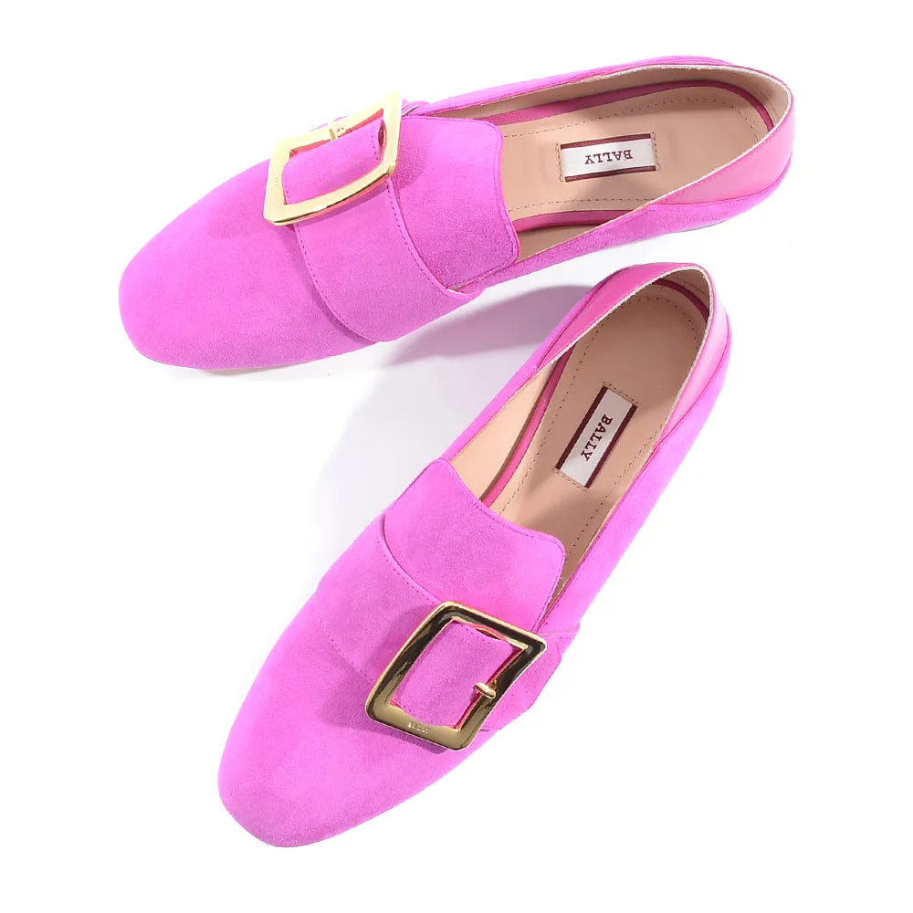 Bally Womens Slip on Smart Shoes in Pink