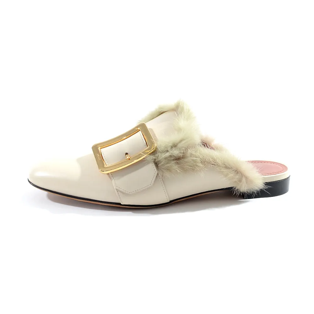 Bally Womens Slip on Smart Shoes in White