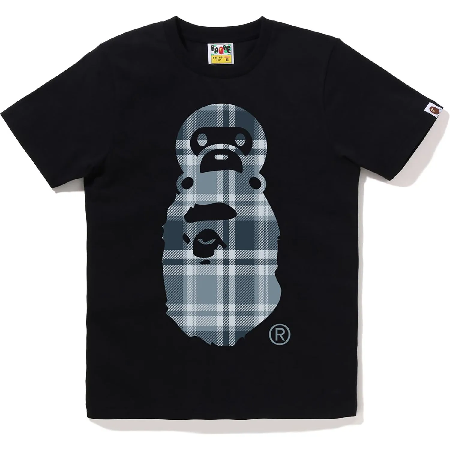 BAPE CHECK MILO on APE HEAD Tee for Women