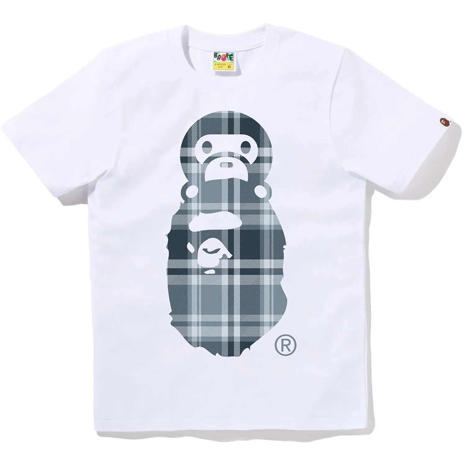 BAPE CHECK MILO on APE HEAD Tee for Women