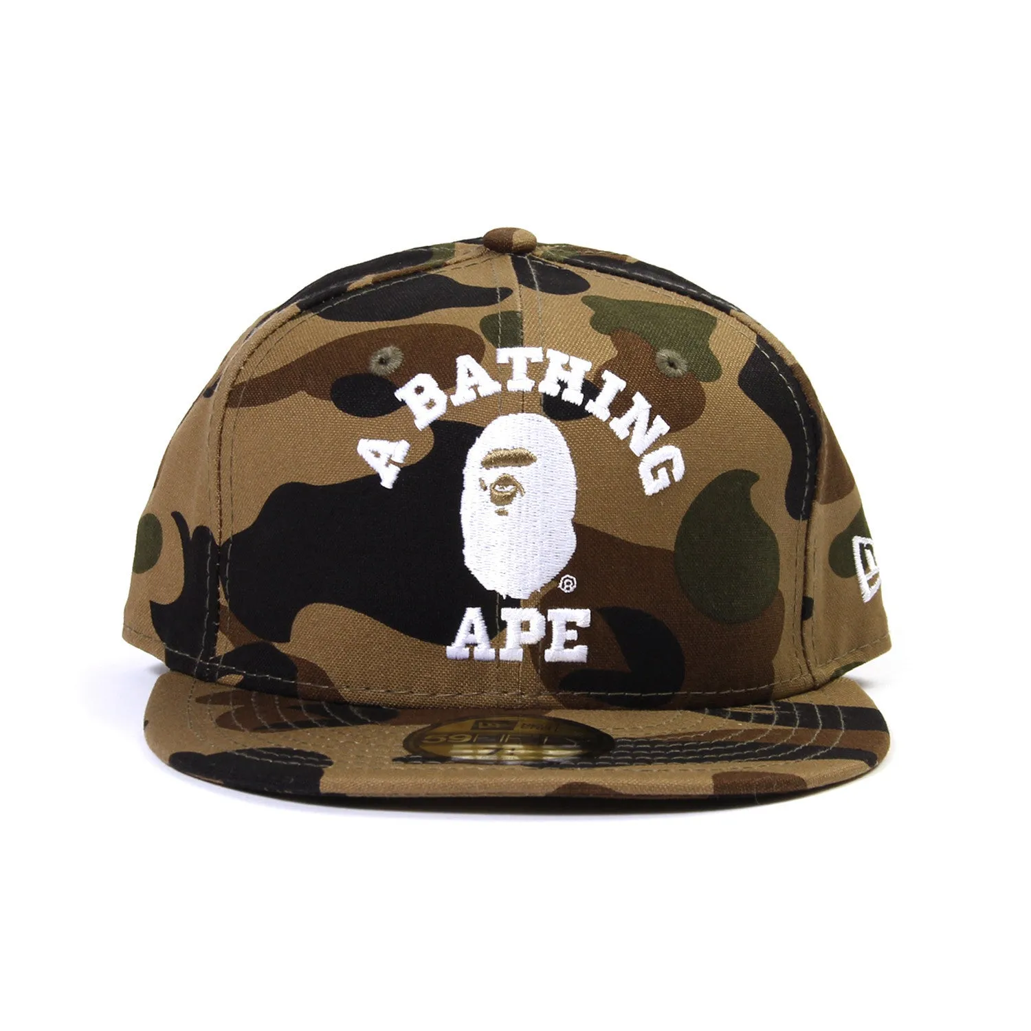 BAPE Fitted Camo Hat (Green)