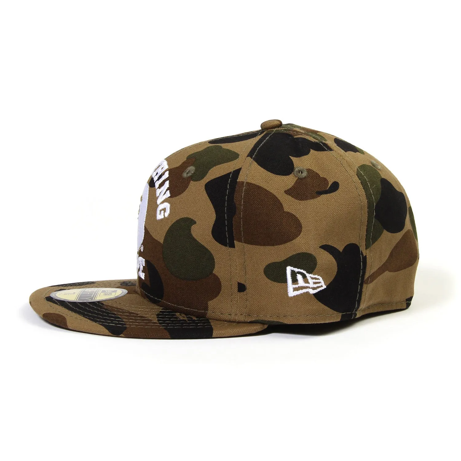 BAPE Fitted Camo Hat (Green)