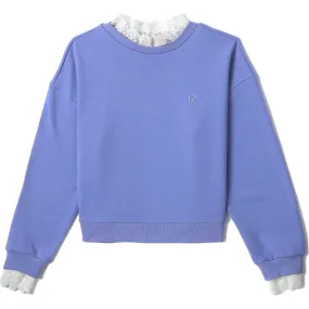 BAPY LACE SWEATSHIRT LADIES