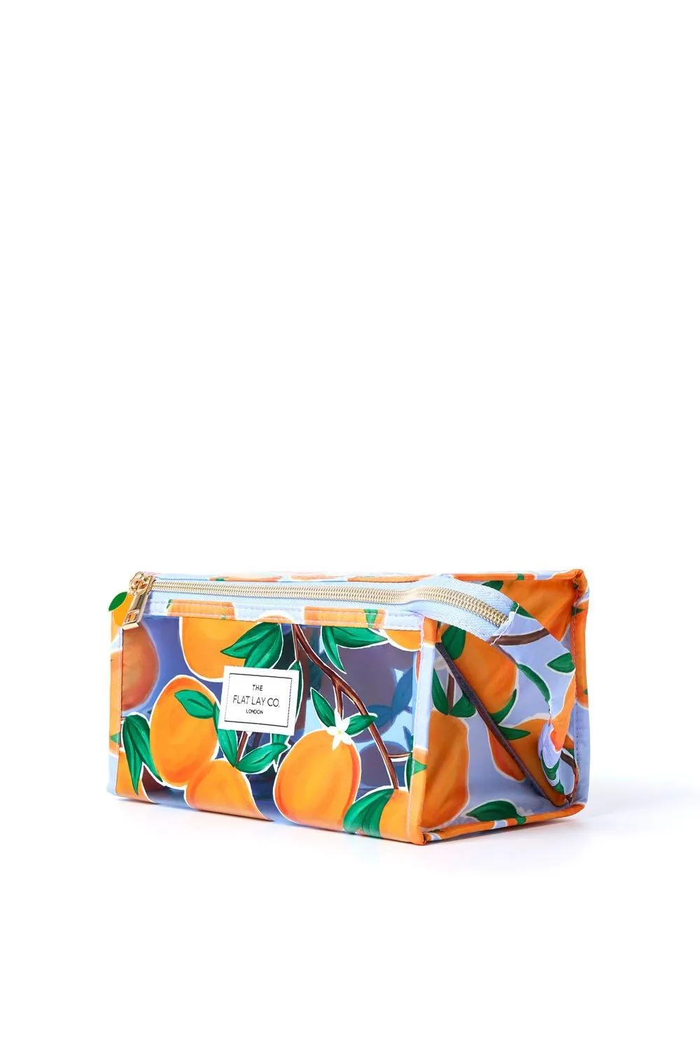 Beauty Tools | The Flat Lay Co. Jelly Open Flat Box Bag in Mediterranean Oranges | The Flat Lay Co