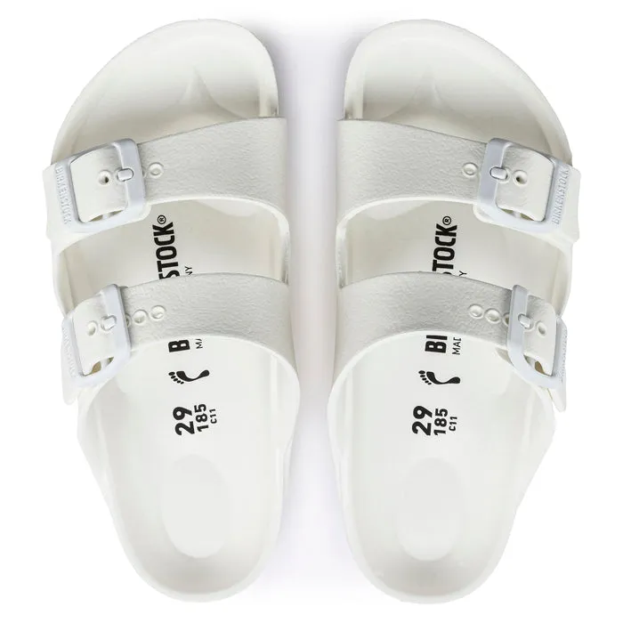 Big Girl Birkenstock Arizona EVA Narrow White