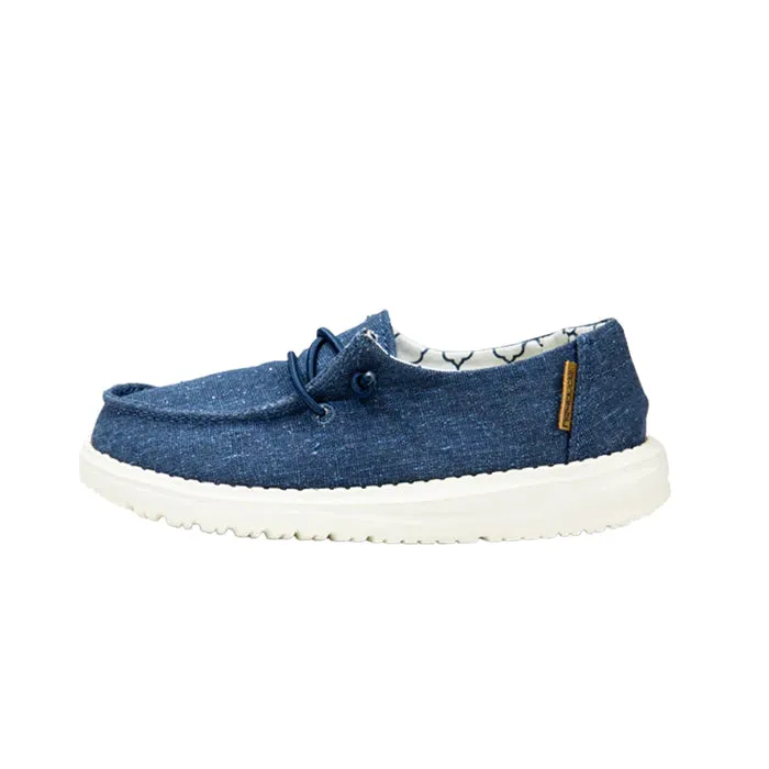 Big Girl Hey Dude Wendy Slip On Loafer in Sparkling Denim