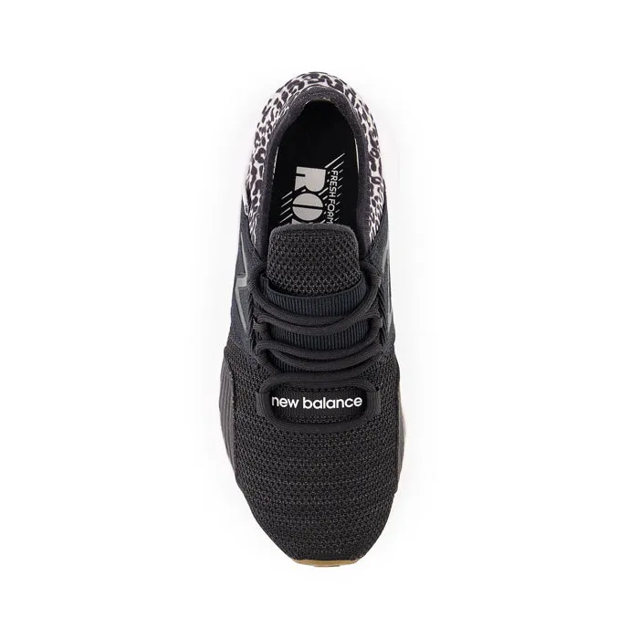 Big Girl New Balance Fresh Foam Roav in Black/White