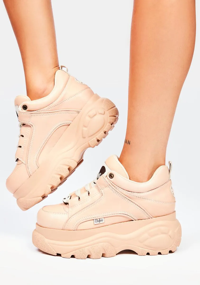 Biscuit Classic Low Leather Platform Sneakers-