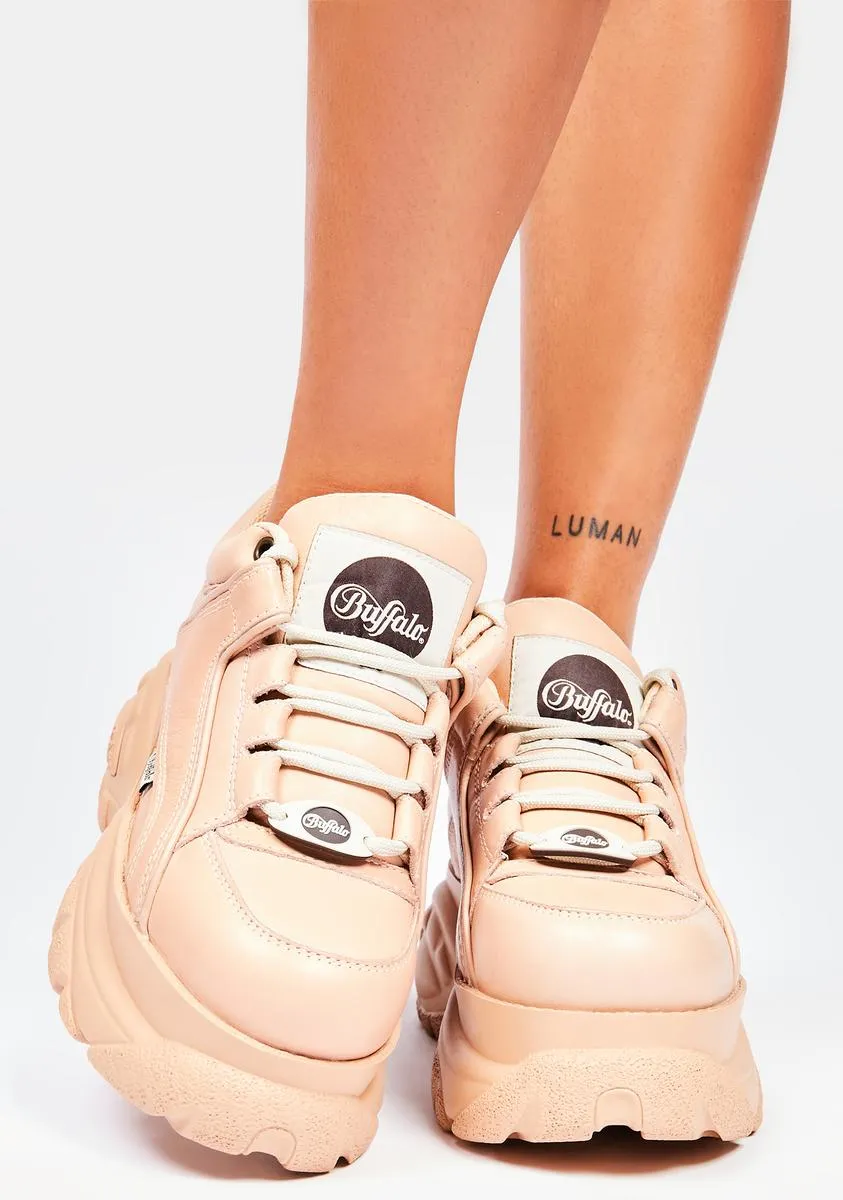 Biscuit Classic Low Leather Platform Sneakers-