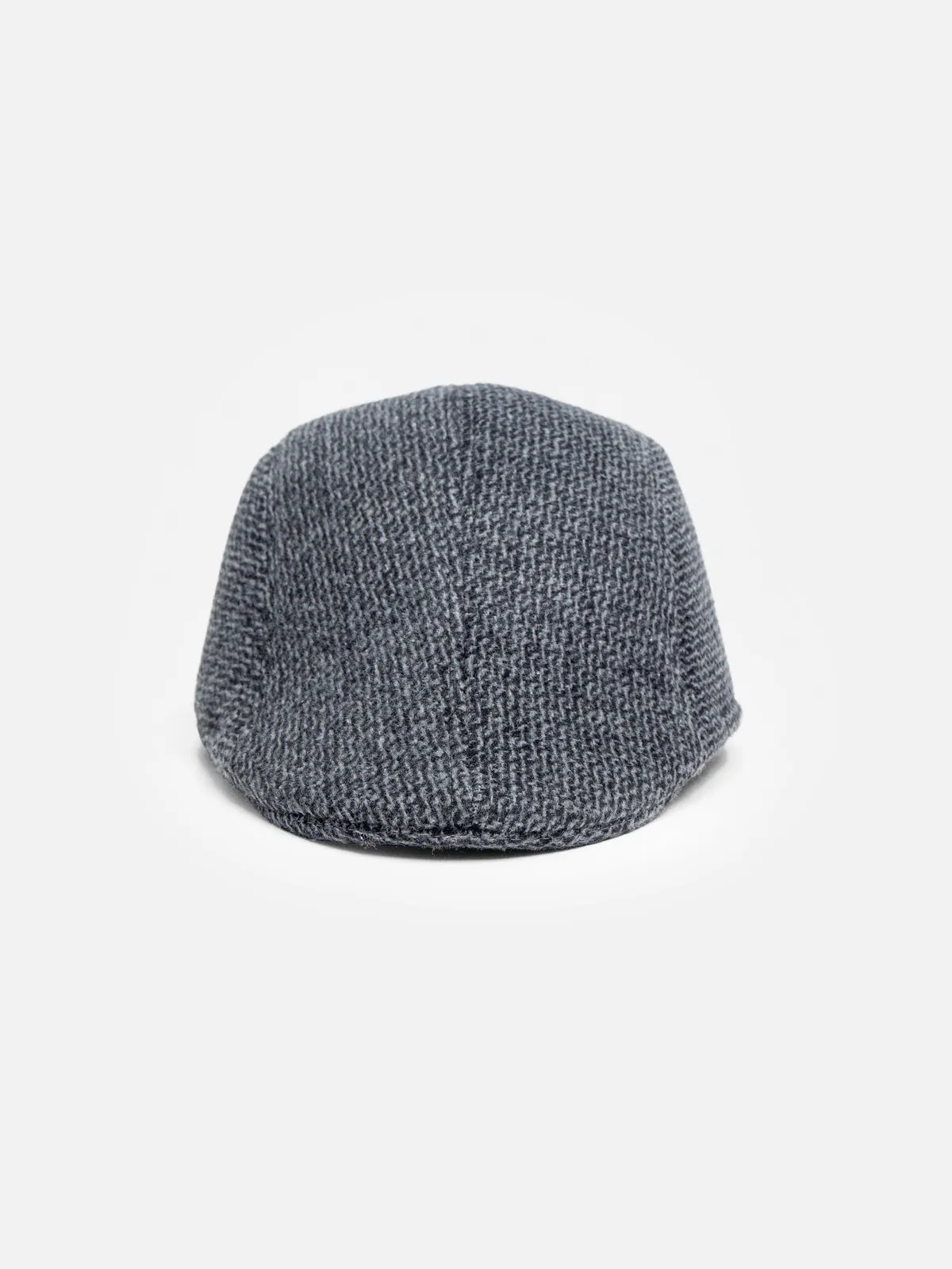 Black & Grey Flat Cap - FAC23-052