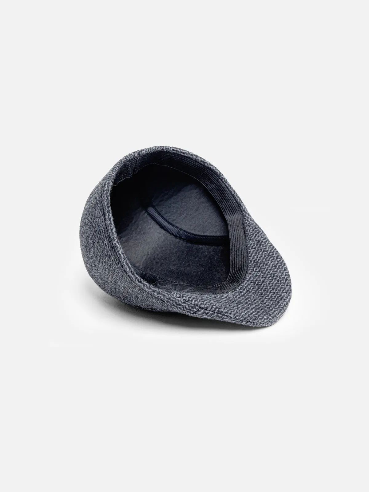 Black & Grey Flat Cap - FAC23-052