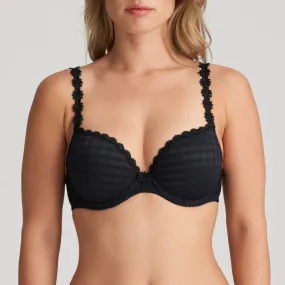 Black Avero Push Up Plunge Bra A-D Size Available.