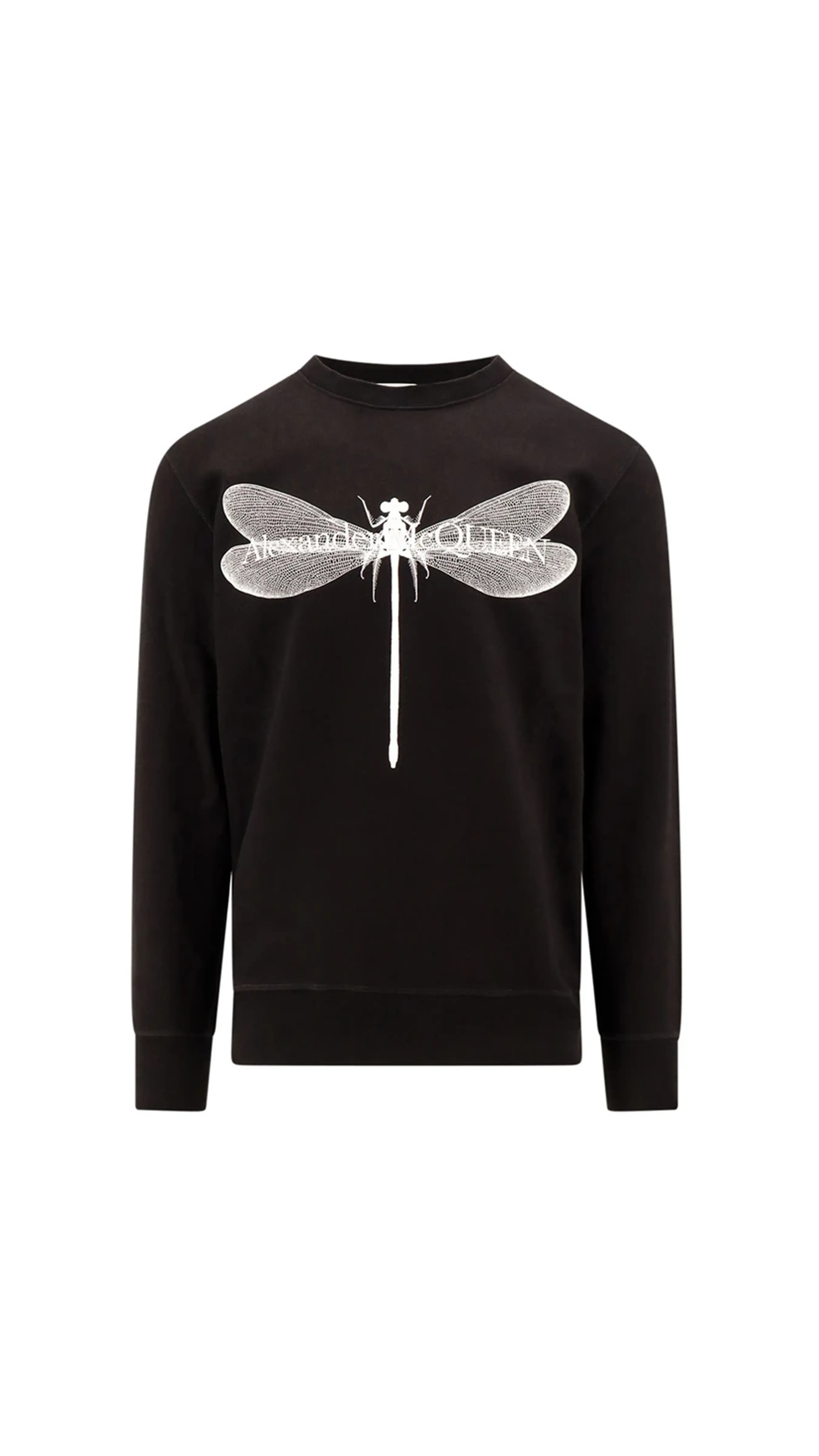 Black Dragonfly Graphic Sweatshirt