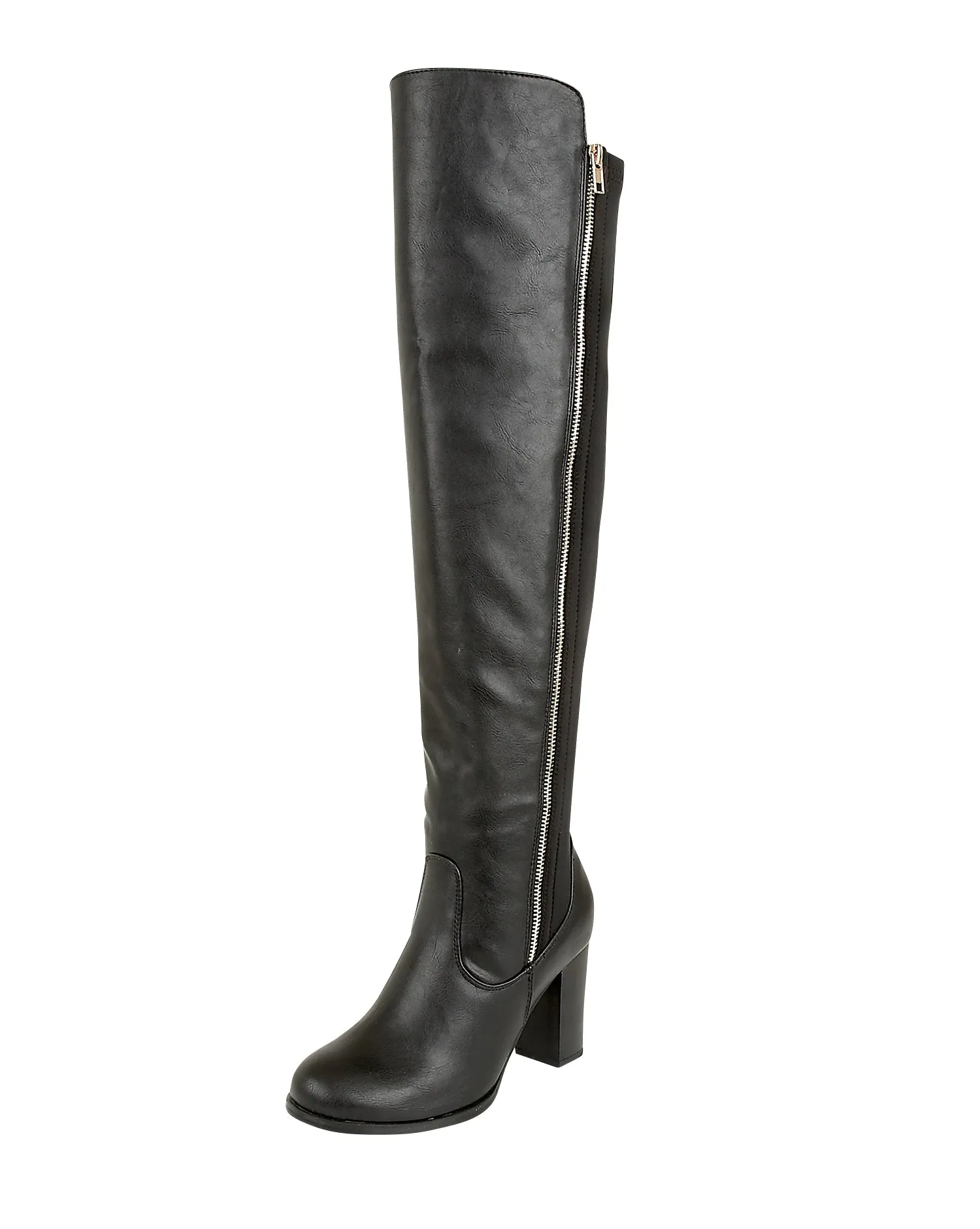 Black Pu Boots