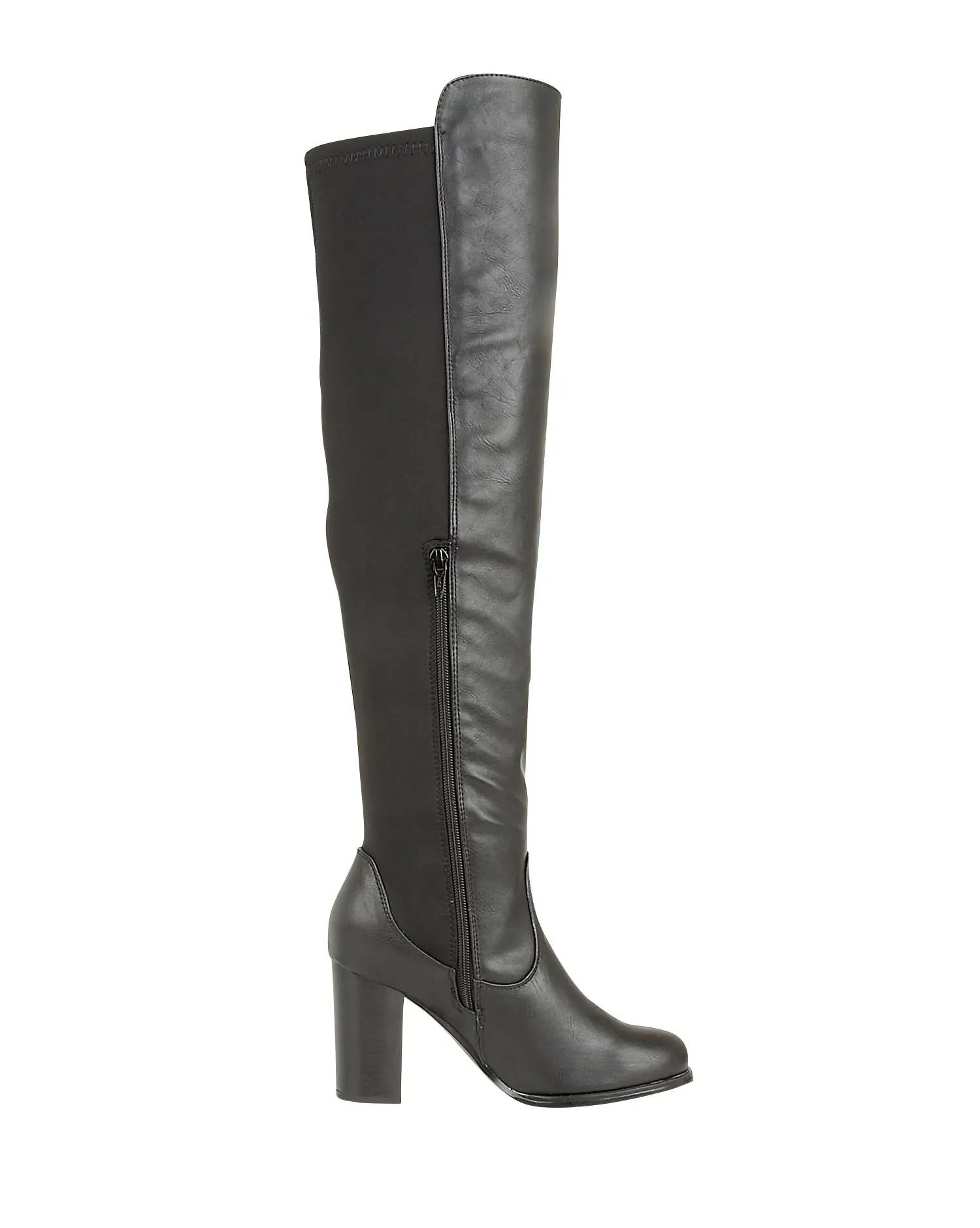 Black Pu Boots