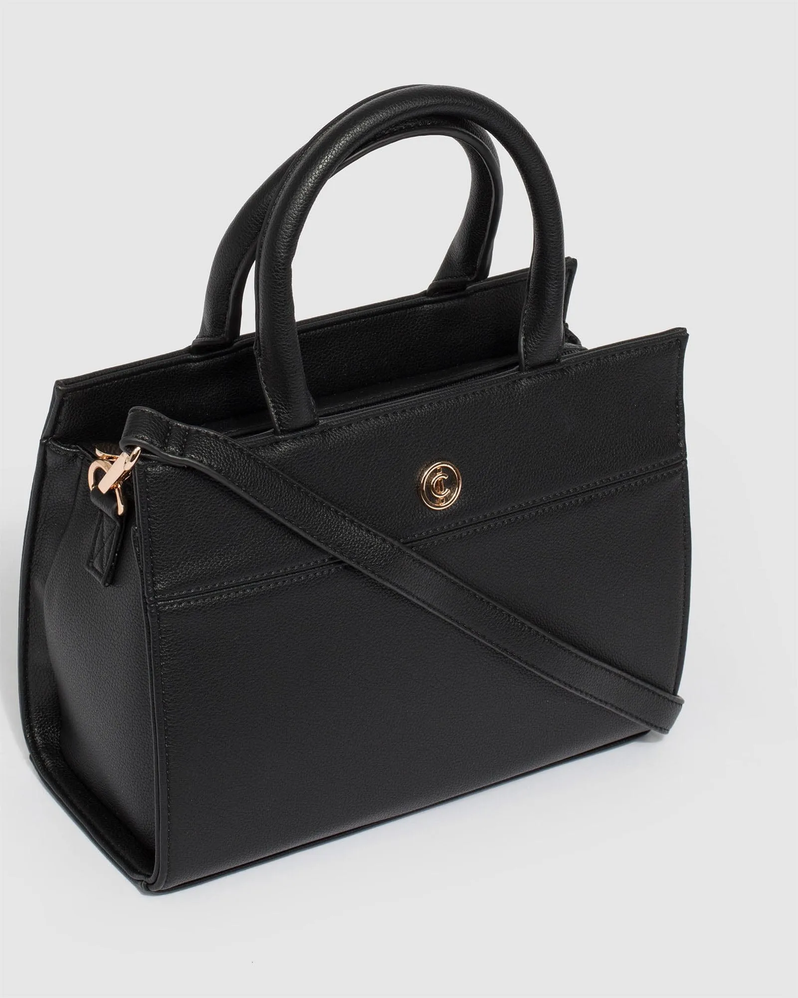 Black Stef Mini Tote Bag