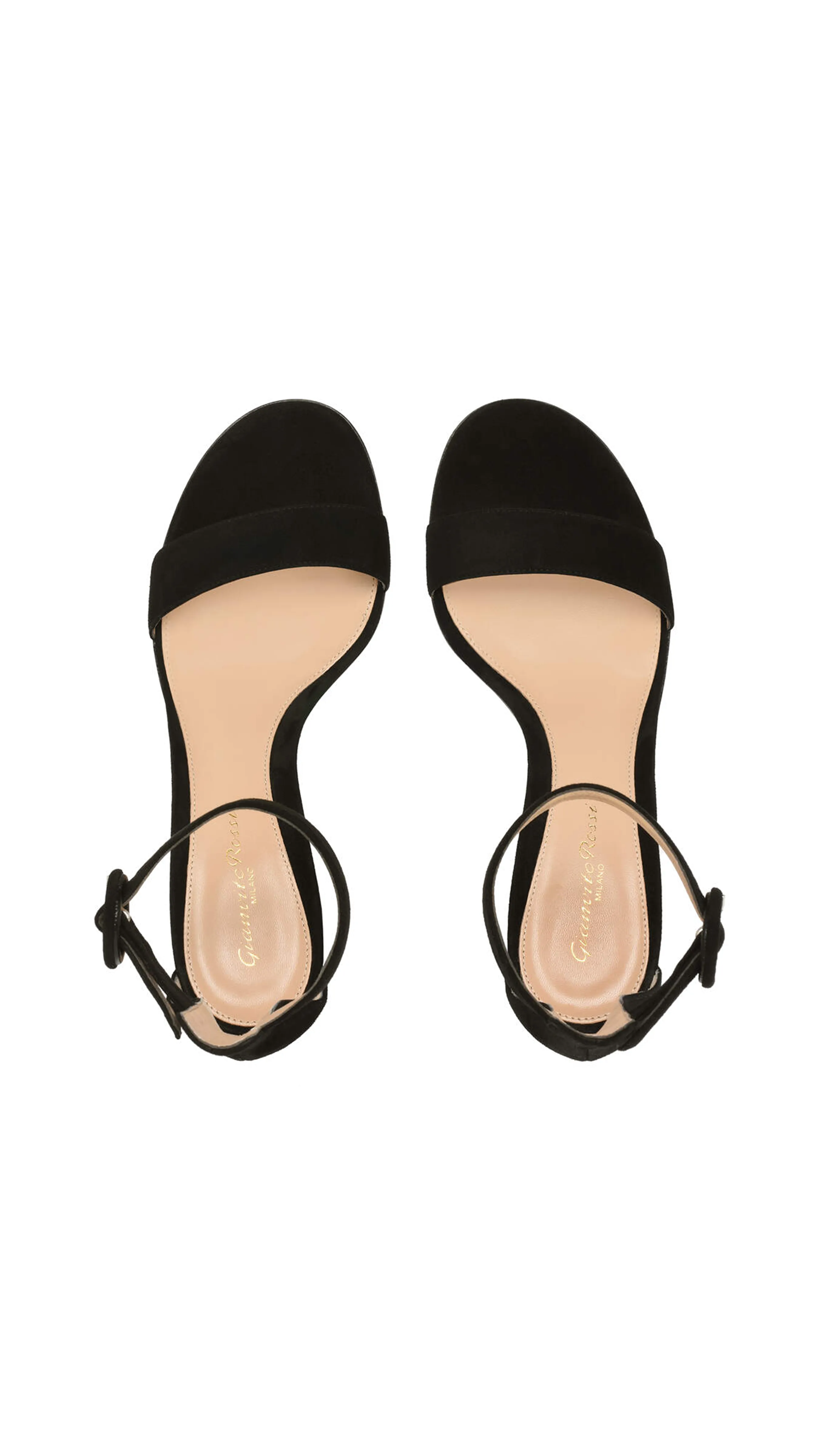 Black Suede Sandal - Versilia 60