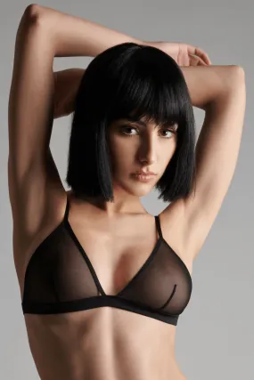 Black Triangle Bra - Pure Temptation