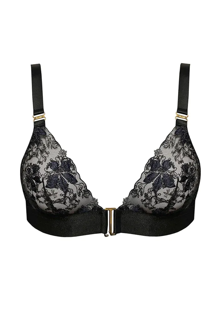 Black Vita Triangle Bra