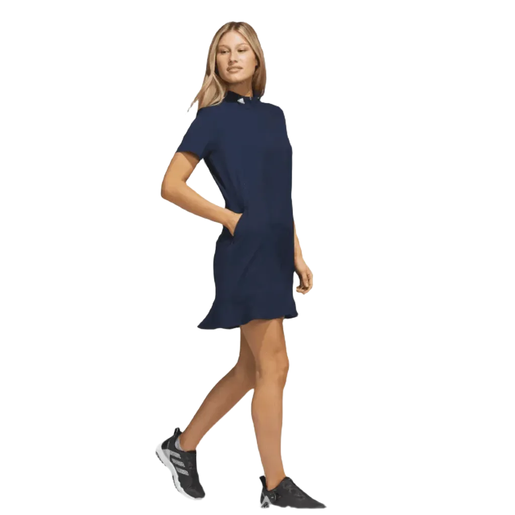 Blue Adidas Women's Frilled Dress