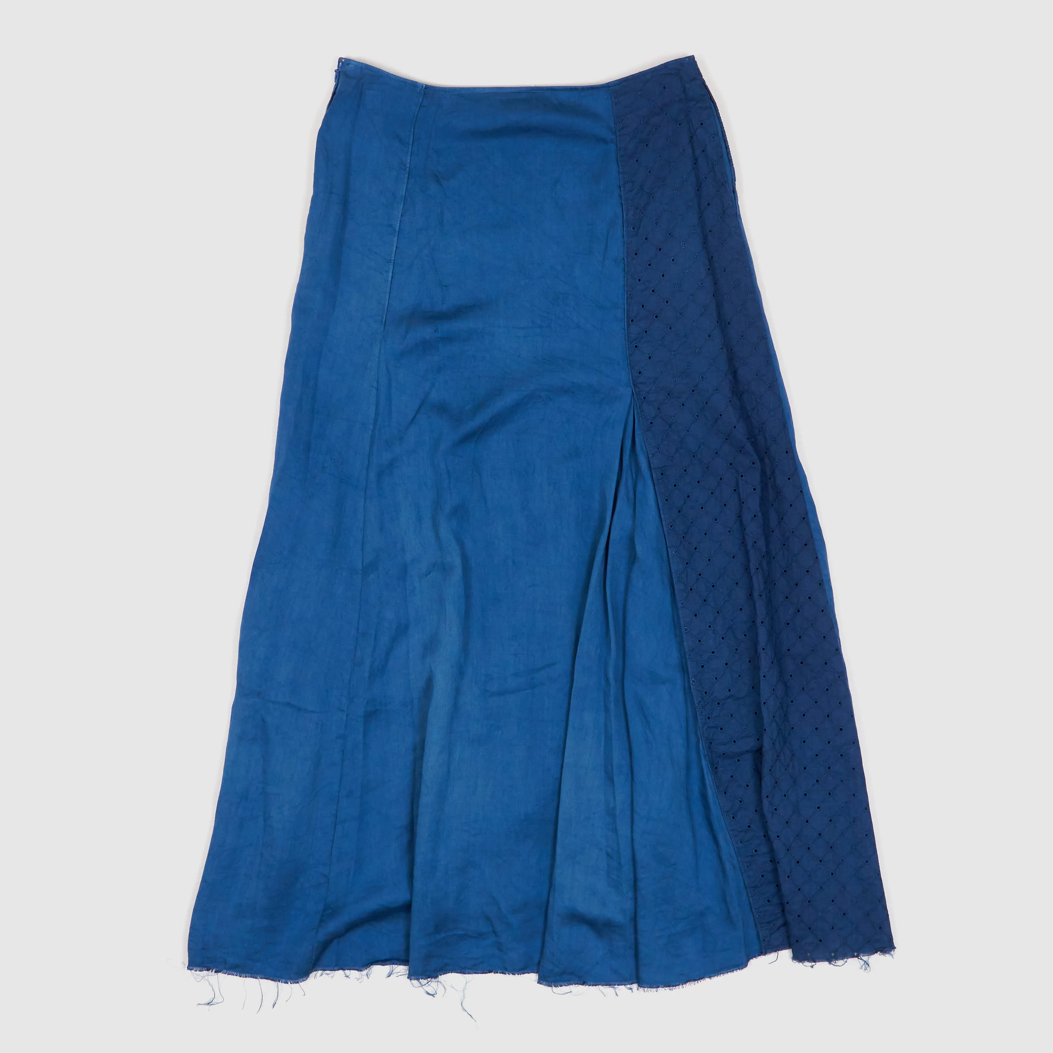 Blue Blue Japan Women's Indigo Lace Skirt