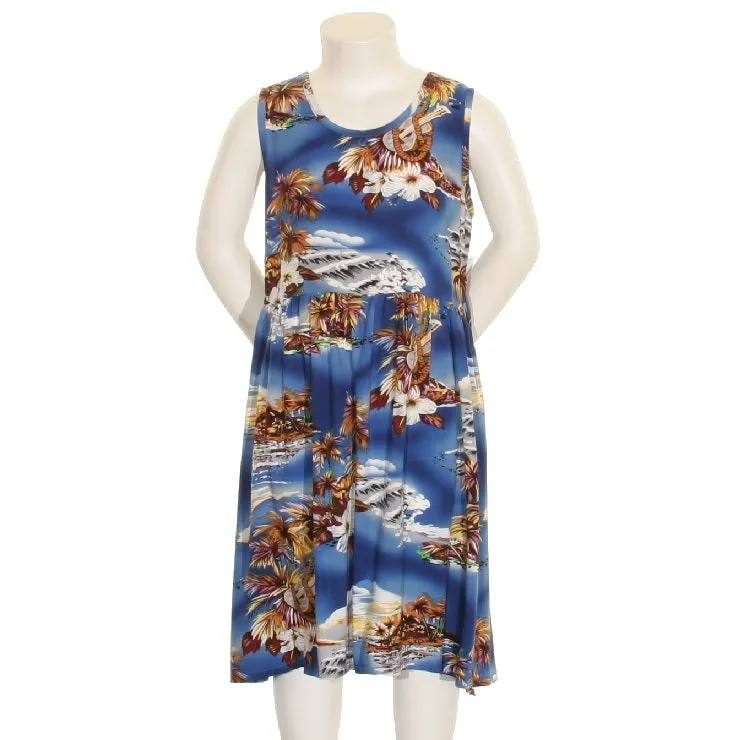 Girls Blue Hawaii Dress