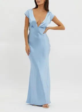 Blue Maxi Dress - Liana