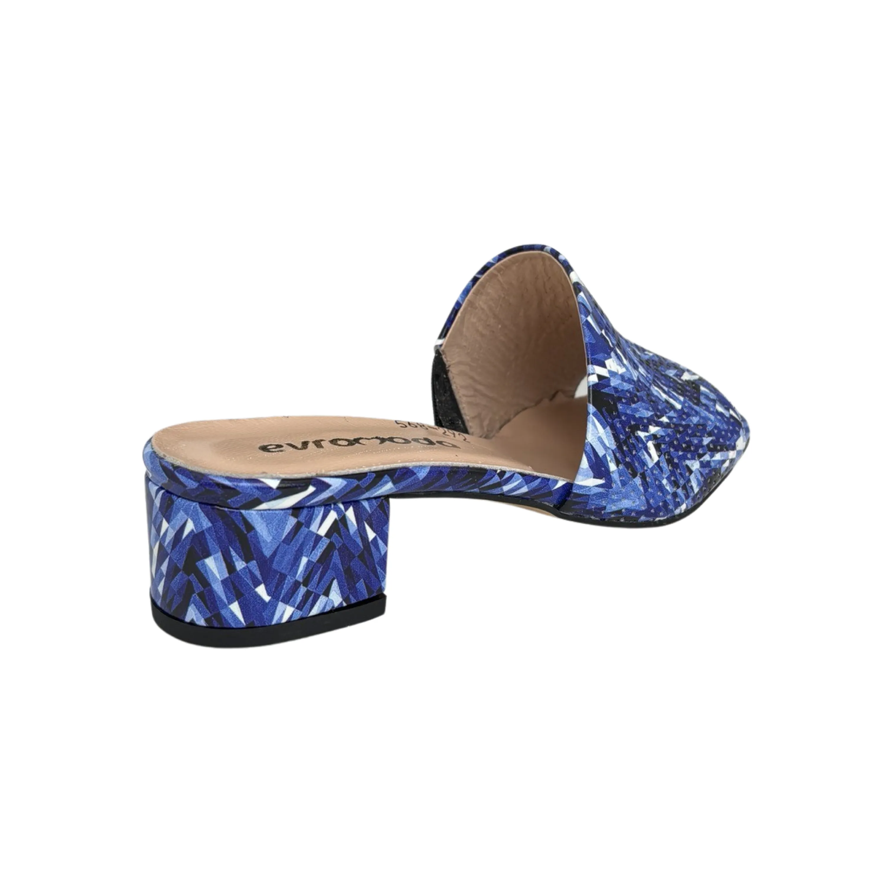 Blue Multi Slide Sandals