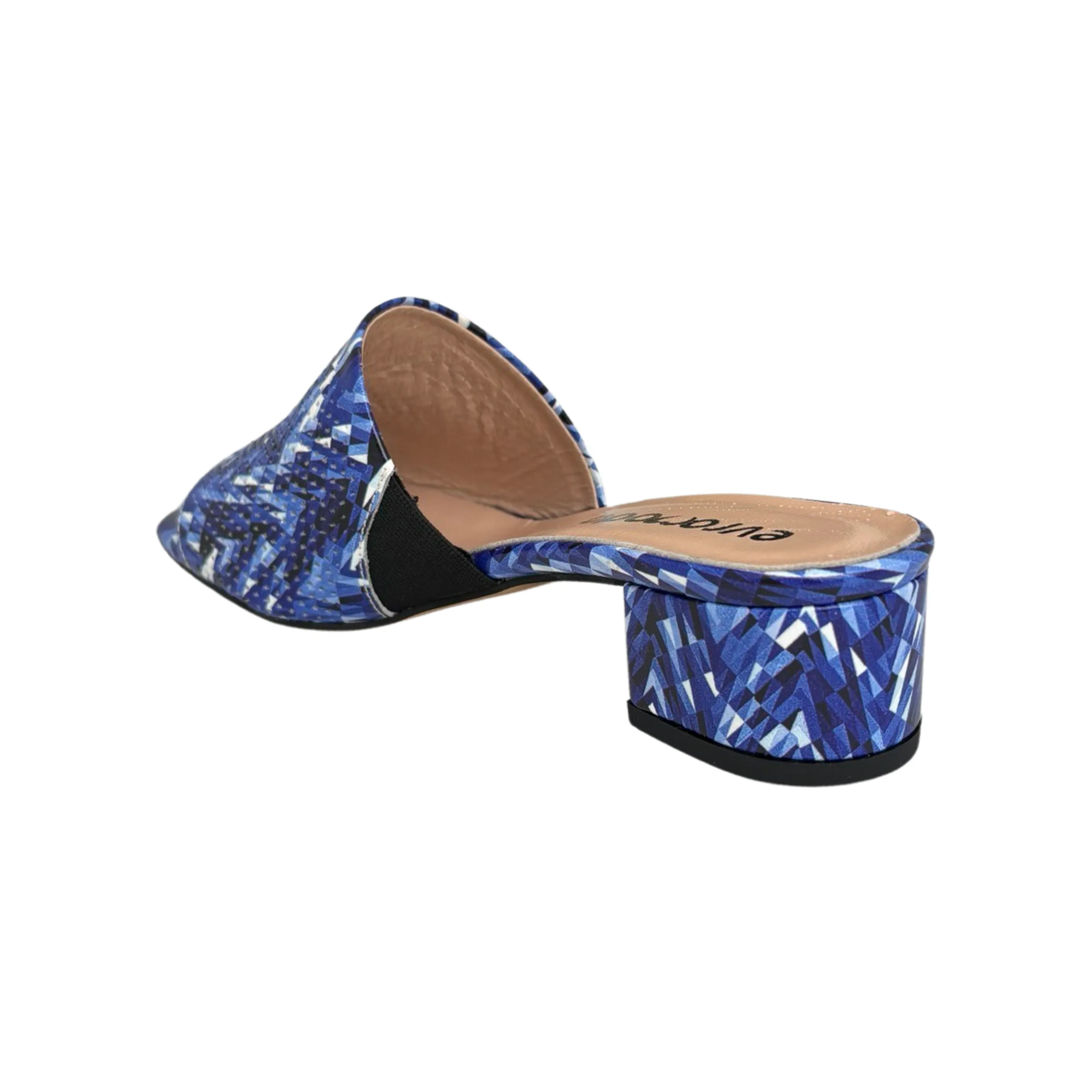 Blue Multi Slide Sandals