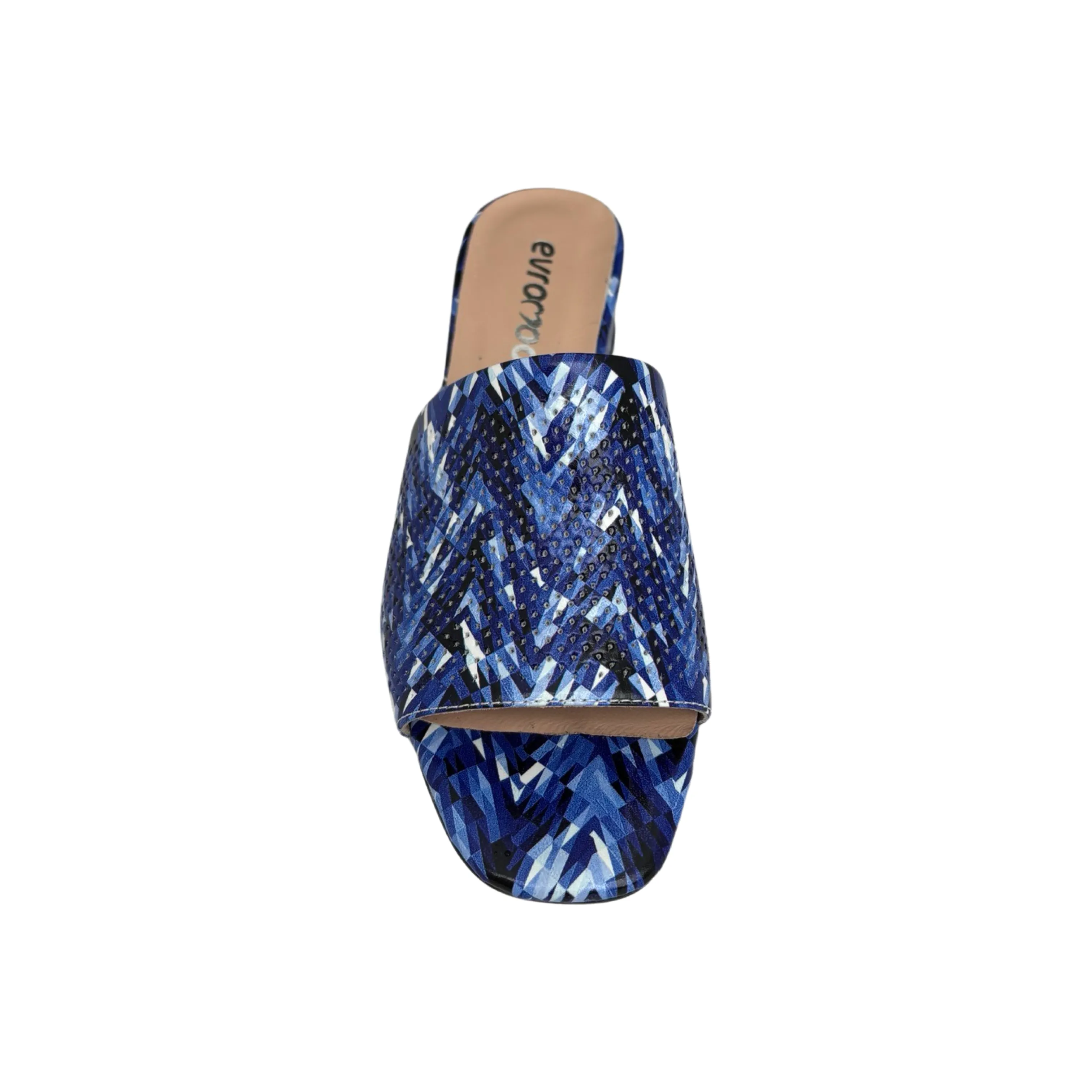 Blue Multi Slide Sandals