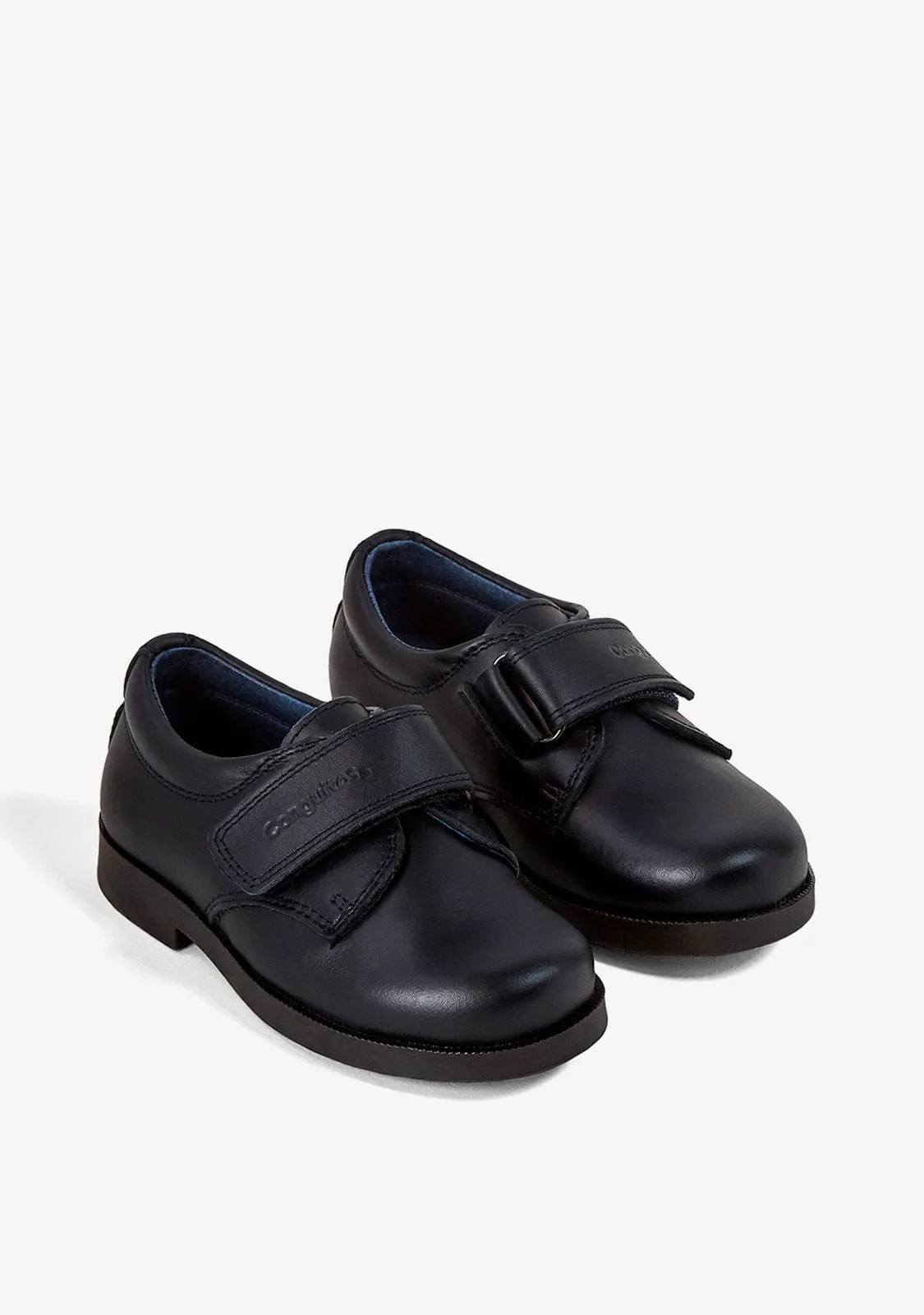 Boys Navy School Shoes