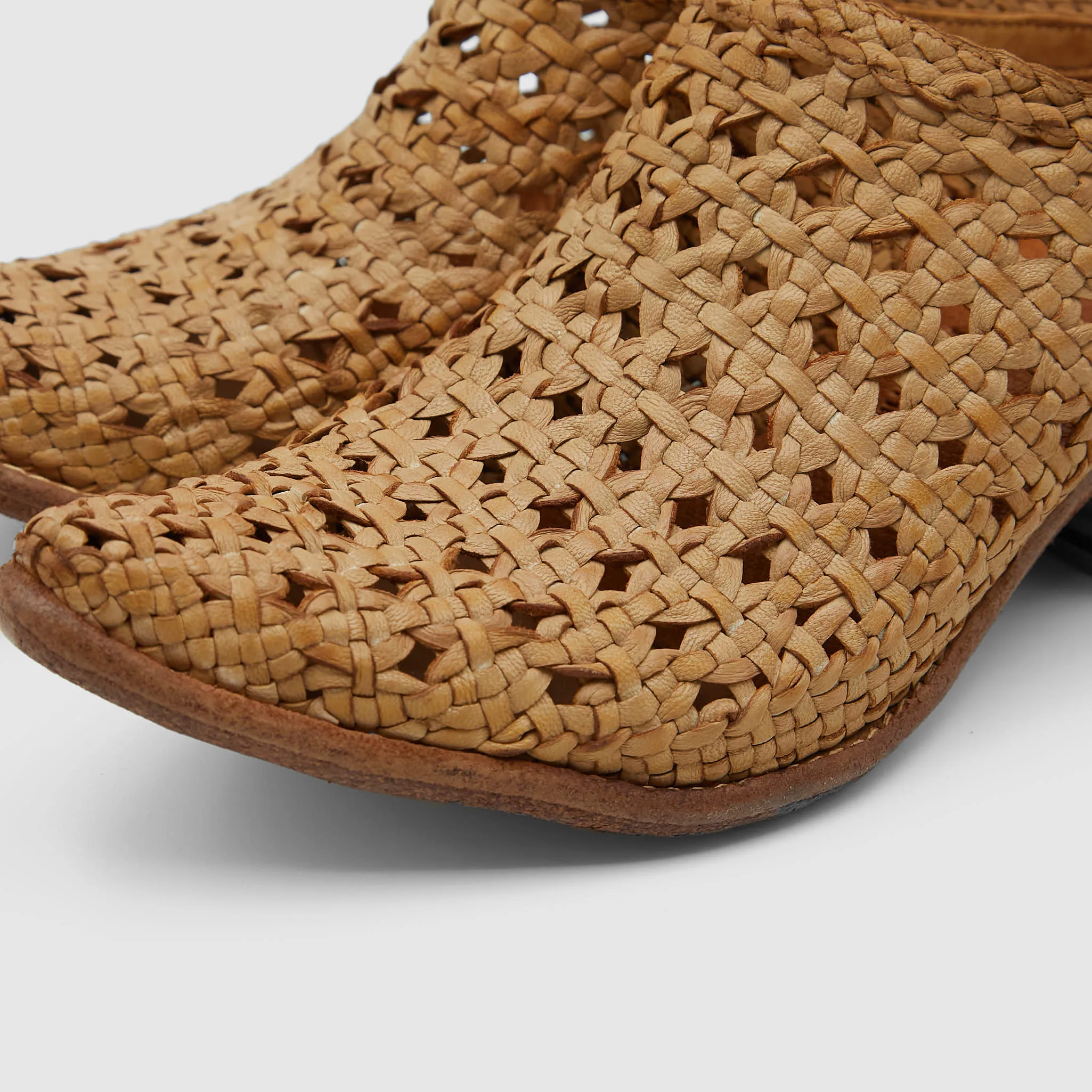 Braided Cowboy Mules for Women by Fauzian Jeunesse