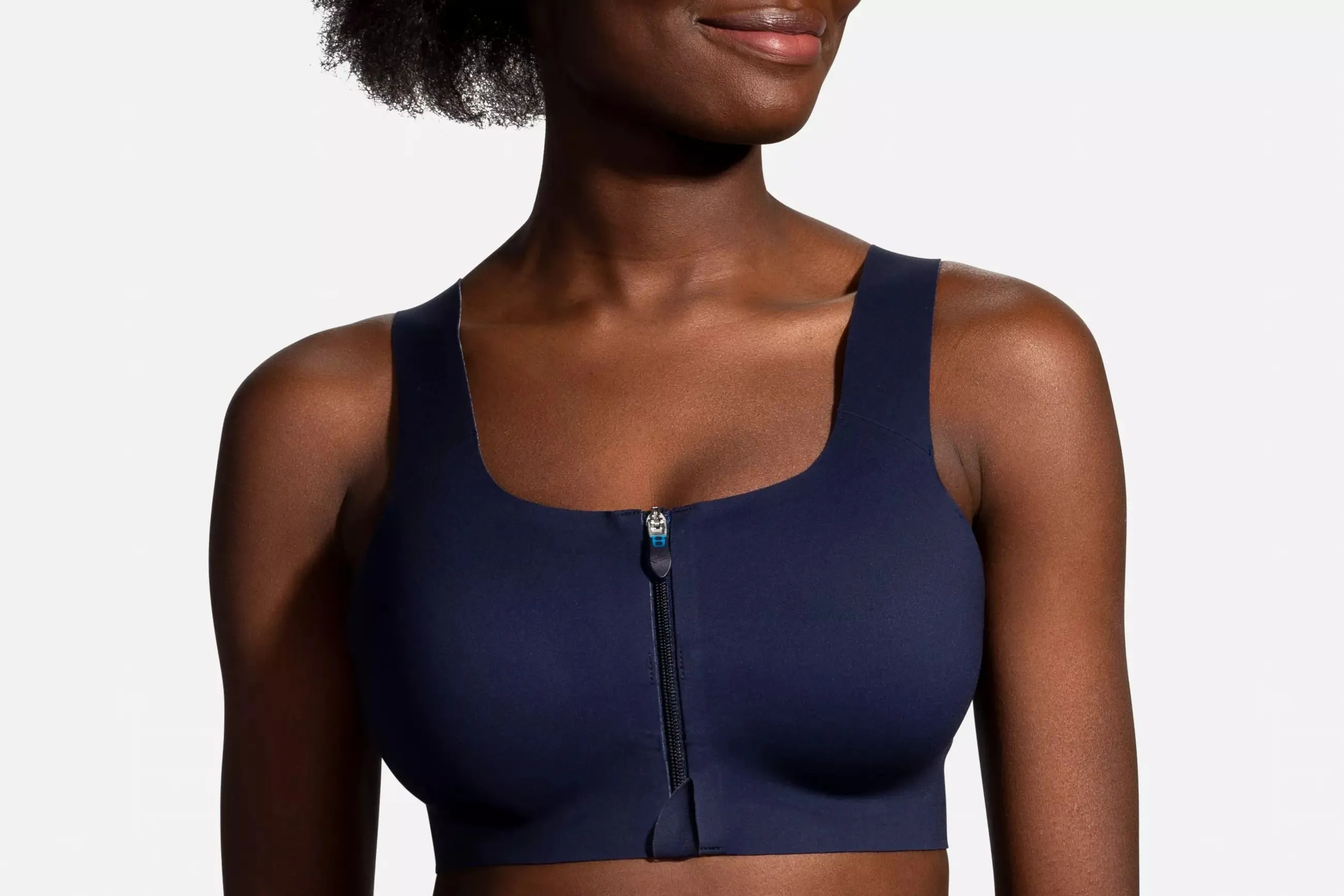 Zip Front Running Bra