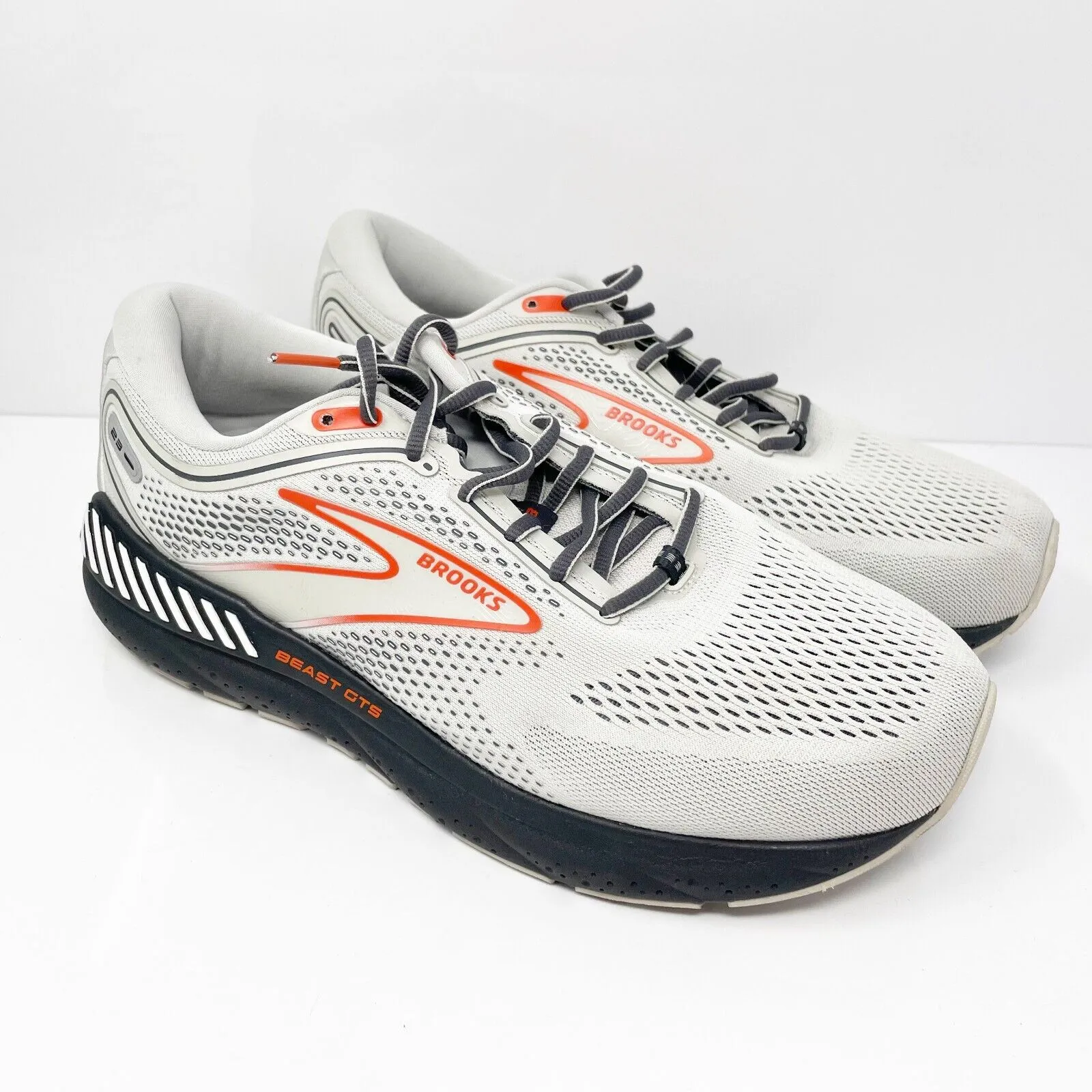 Brooks Mens Beast GTS 23 1104014E030 Gray Running Shoes Sneakers Size 9 4E