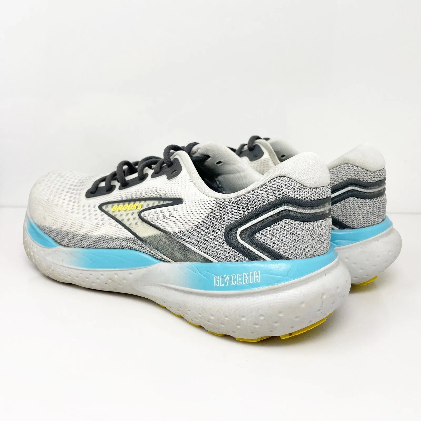 Brooks Mens Glycerin 21 1104191D184 Gray Running Shoes Sneakers Size 10.5 D