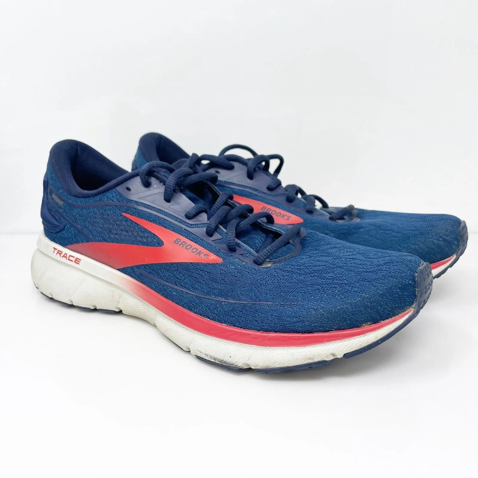 Brooks Mens Trace 2 1103881D420 Blue Running Shoes Sneakers Size 9.5 D