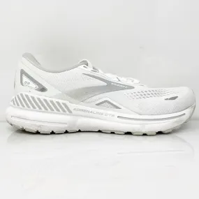 Brooks Womens Adrenaline GTS 23 1203811B104 White Running Shoes Sneakers Size 7B