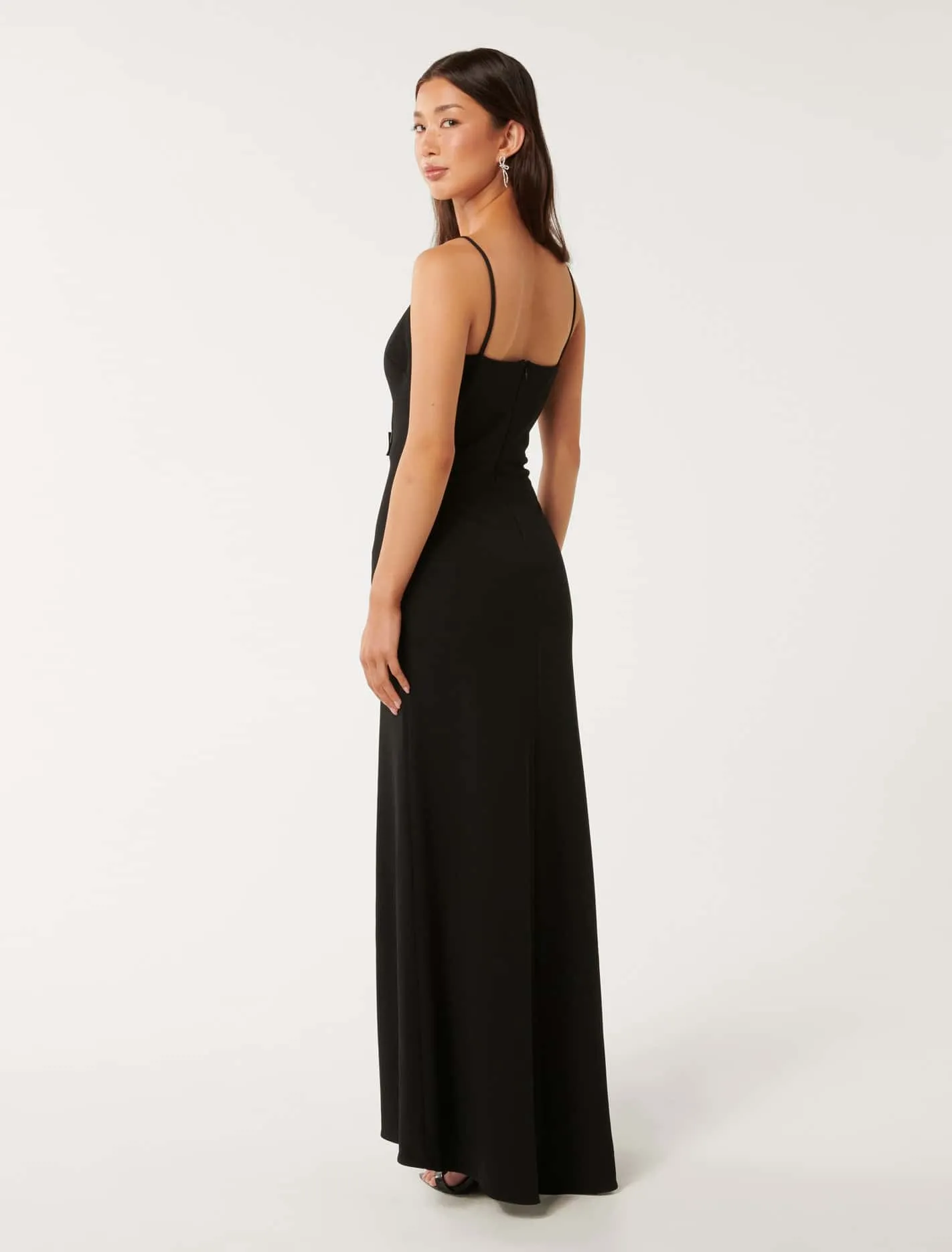 Brynn Strappy Bow Maxi Dress