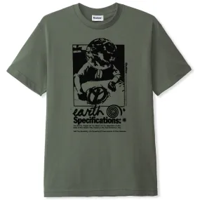 Butter Goods Earth Spec T-Shirt in Army Green