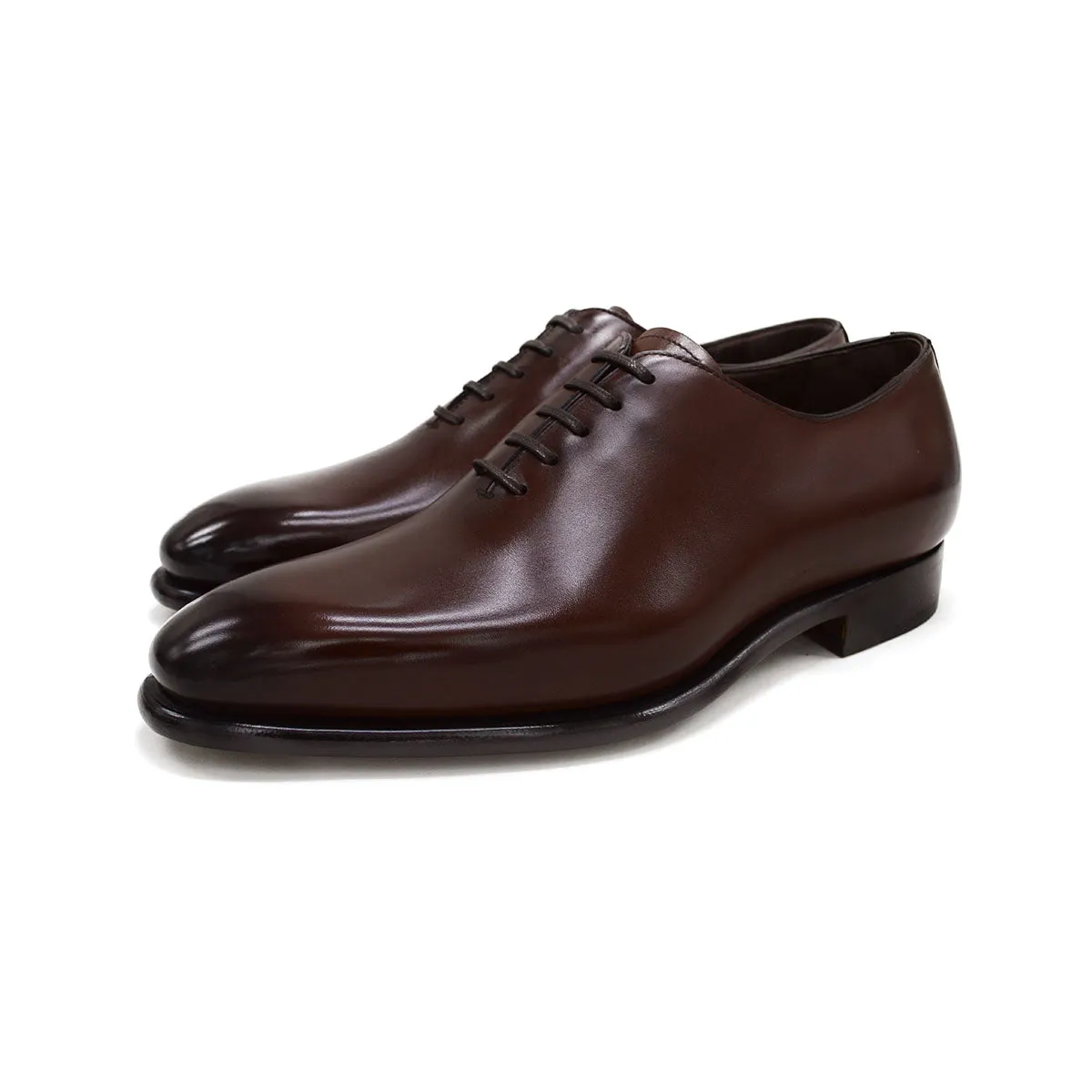 Carlos Santos Dark Brown Wholecut Shoes - Model 6903