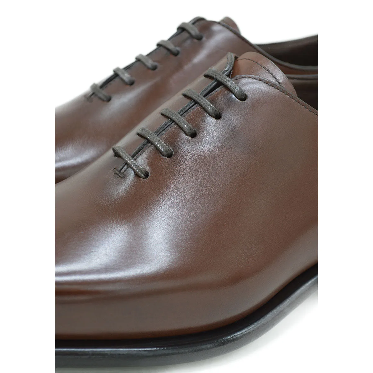 Carlos Santos Dark Brown Wholecut Shoes - Model 6903