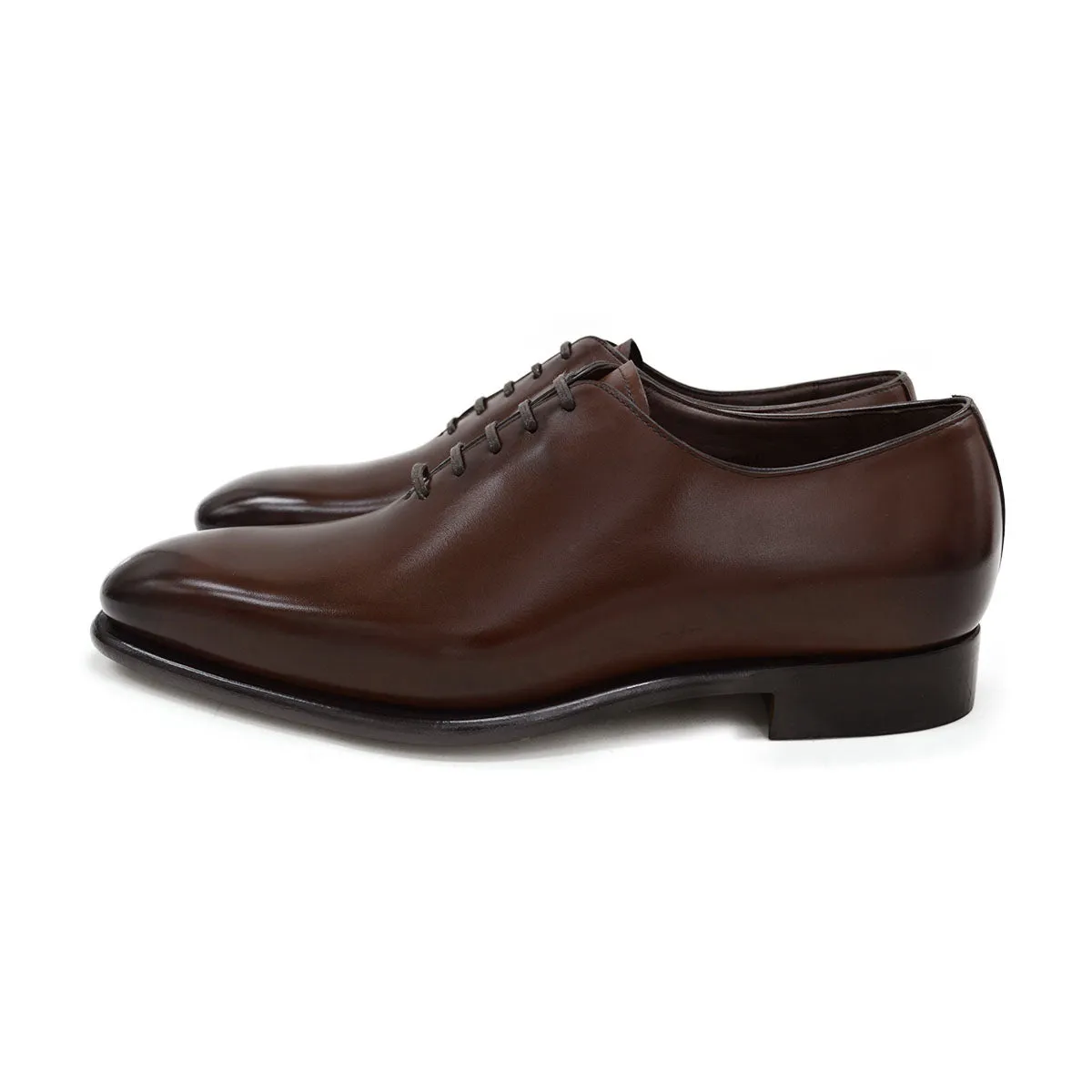 Carlos Santos Dark Brown Wholecut Shoes - Model 6903