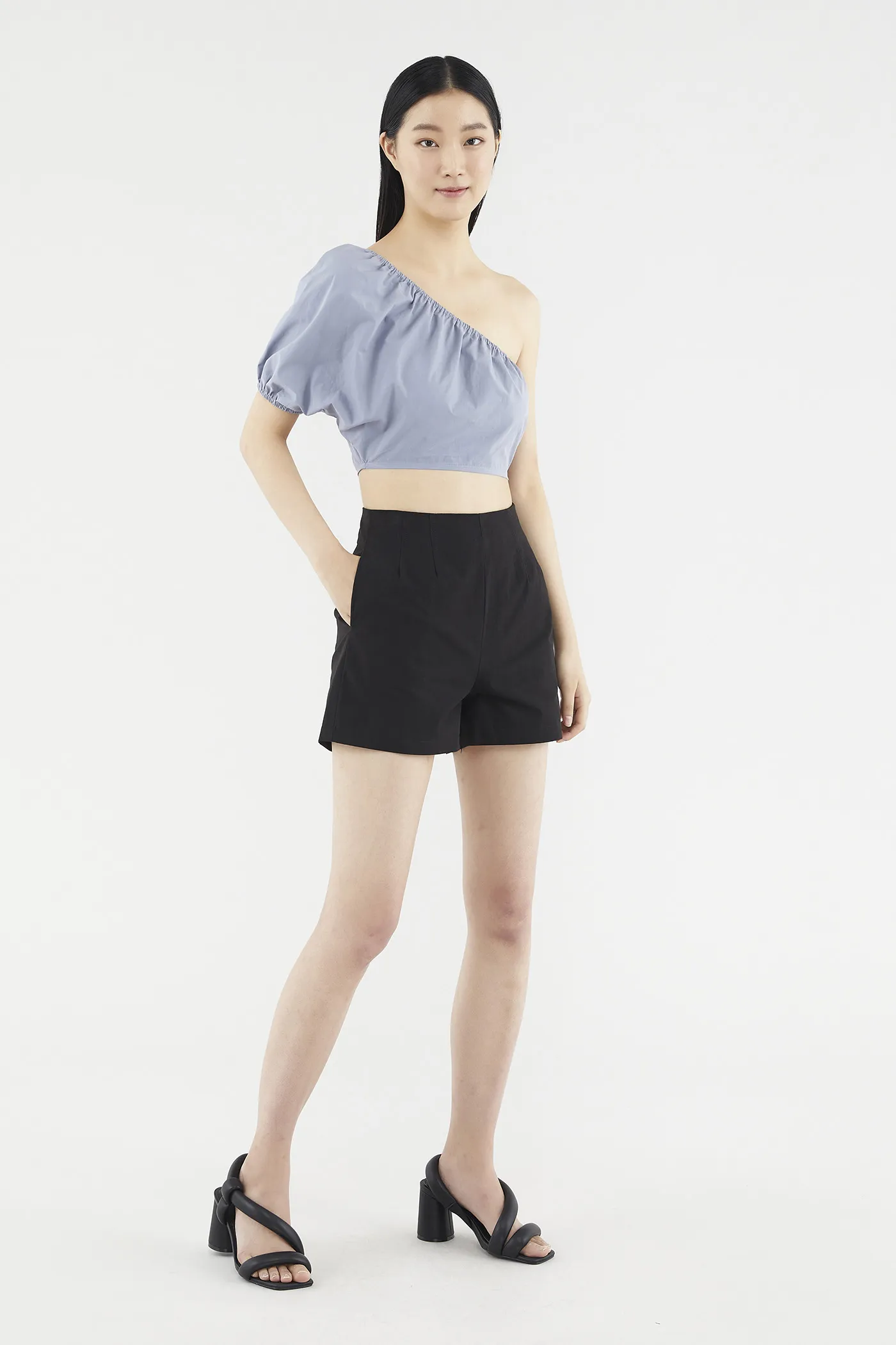 Caryse Flat-front Shorts