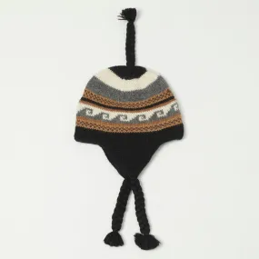 Chamula Alpaca Chulio Hat - Black